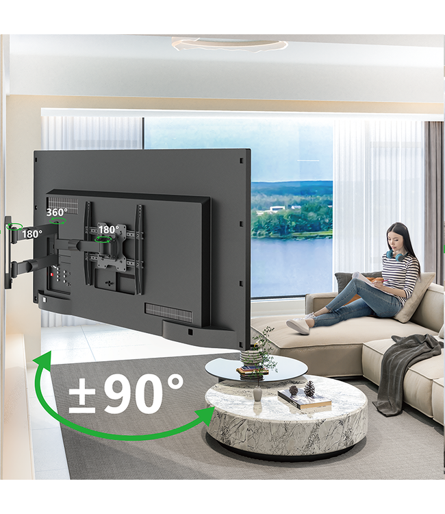 XTRARM Tantal 80 cm Flex 400 TV bracket Black