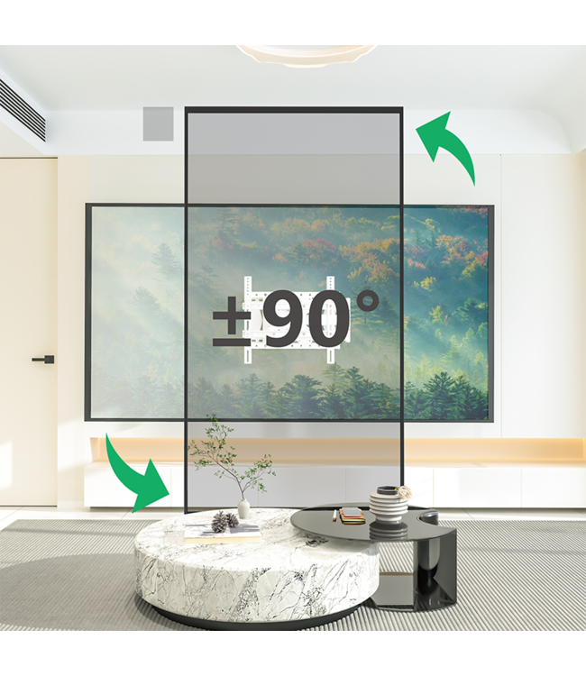 XTRARM Tantal 80 cm Flex 400 TV bracket White