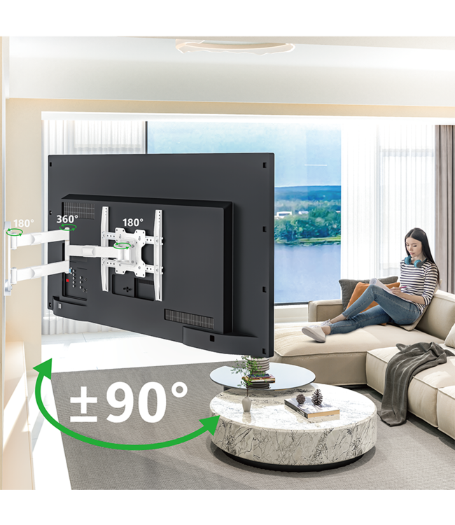 XTRARM Tantal 80 cm Flex 400 TV bracket White