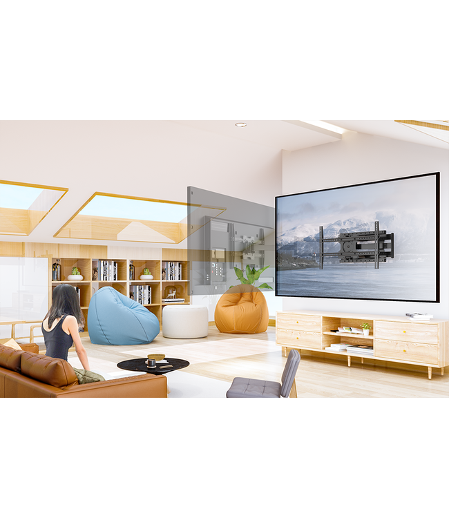 XTRARM Crius 100 cm Rotate 600 TV bracket Black