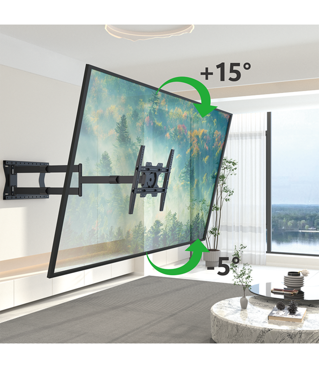 XTRARM Ferrom 120 cm Rotate 400 TV bracket Black
