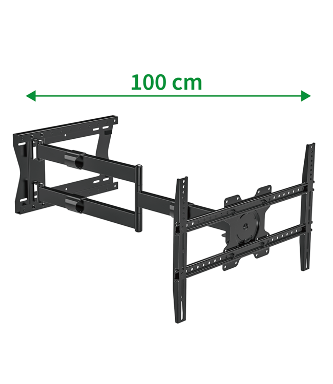 XTRARM Crius 100 cm Rotate VESA 600 TV Beugel zwart