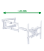  XTRARM XTRARM Ferrom 120 cm Rotate 400 TV beugel wit