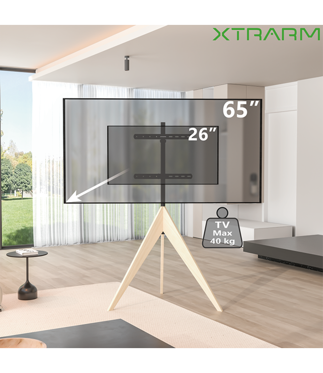 XTRARM Argo Tripod wooden floorstand