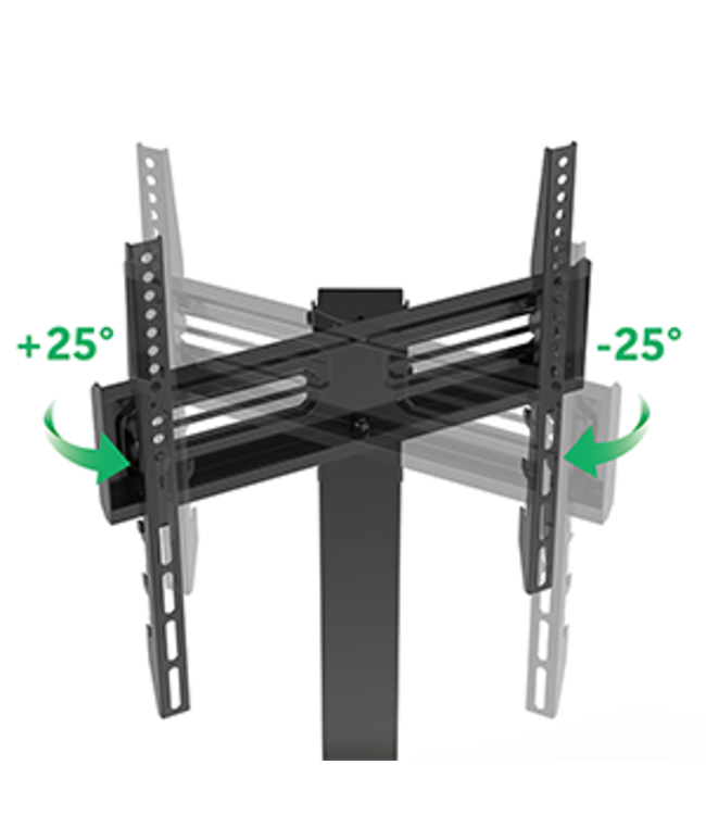 XTRARM XTR-TS1020 TV tafelstandaard zwart