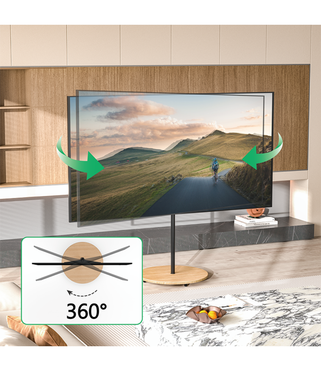 XTRARM Arius TV standaard beuken houtprint