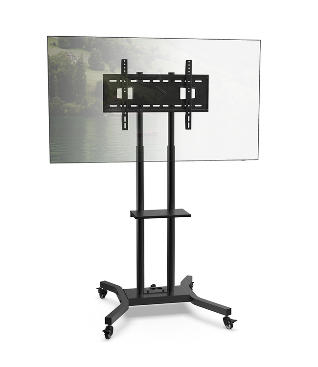 DQ Wall-Support CT-FT TV Floorstand Black - Copy - Copy - Copy - Copy
