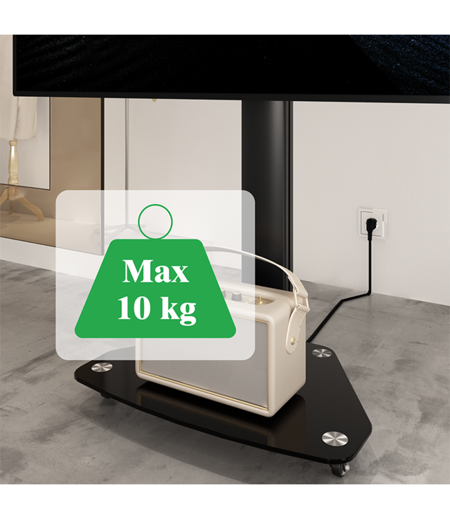 XTRARM TV standaard Proton 100 stopcontact&usb