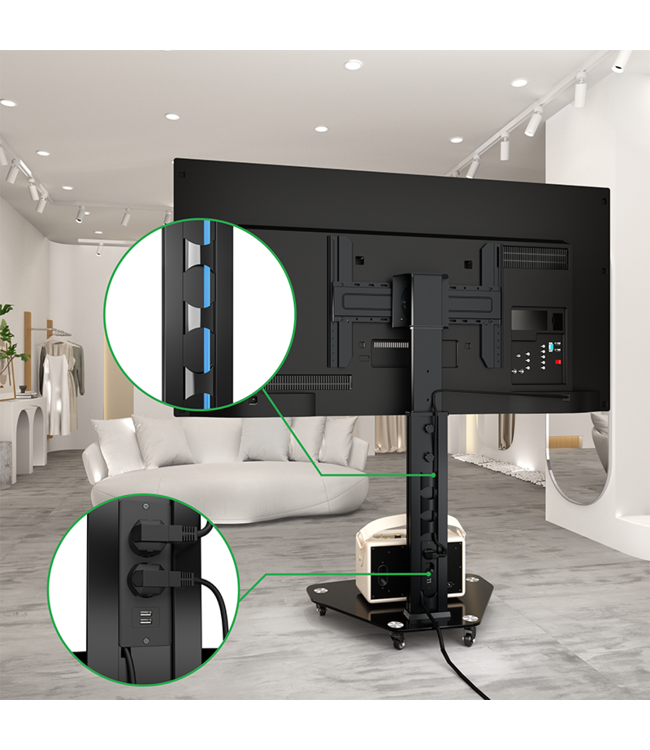 XTRARM TV standaard Proton 100 stopcontact&usb