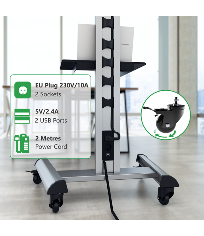 XTRARM TV standaard Proton 500 stopcontact&usb