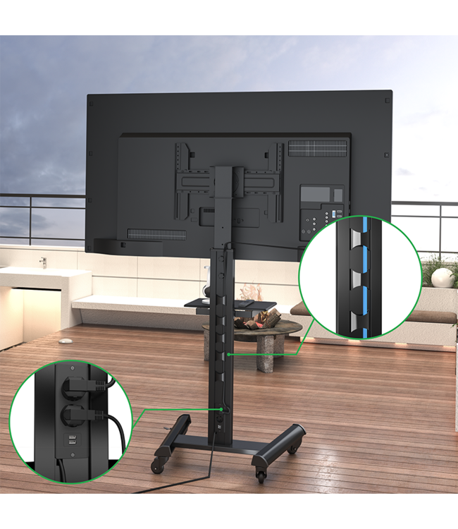 XTRARM TV standaard Cosmo zwart - Copy - Copy - Copy - Copy