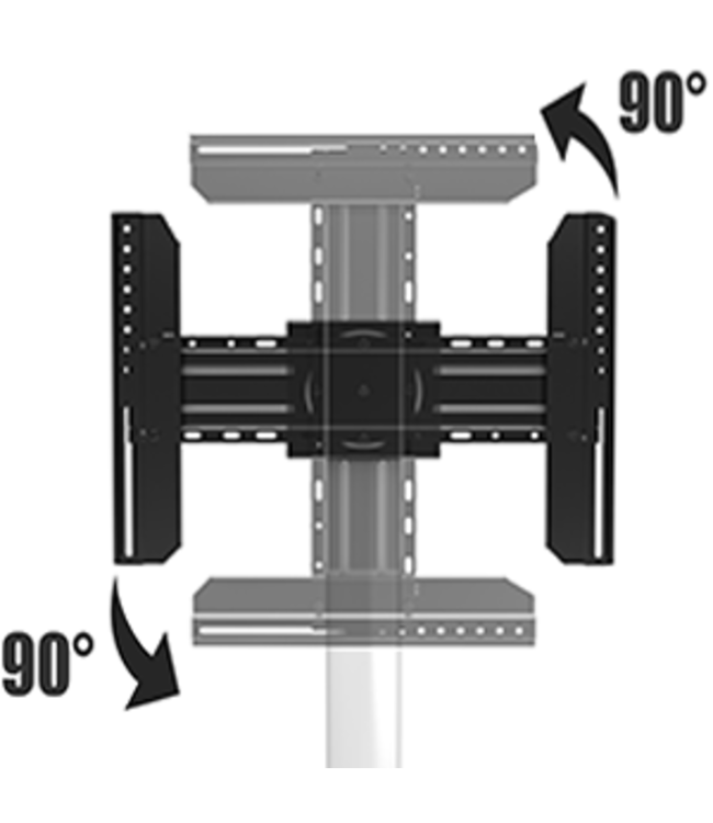 XTRARM TV standaard Cosmo zwart - Copy - Copy - Copy - Copy