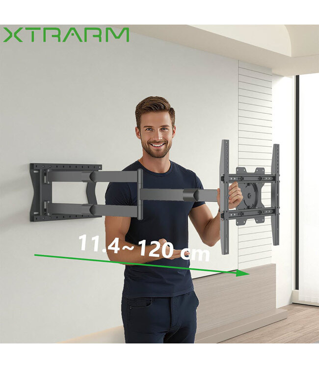XTRARM Ferrom 120 cm Rotate 400 TV bracket Black