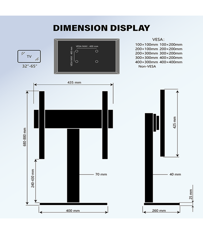XTRARM TS1015 table stand - Copy - Copy