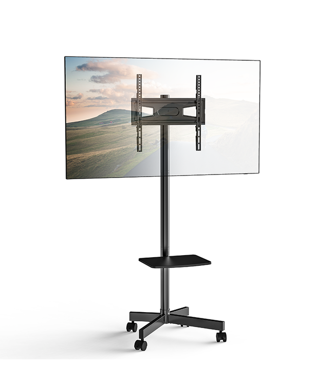 DQ Wall-Support TV stand Flora Black - Copy