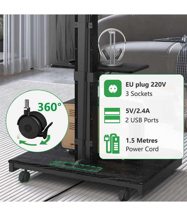 XTRARM XTRARM TV standaard Elite elektrisch zwart