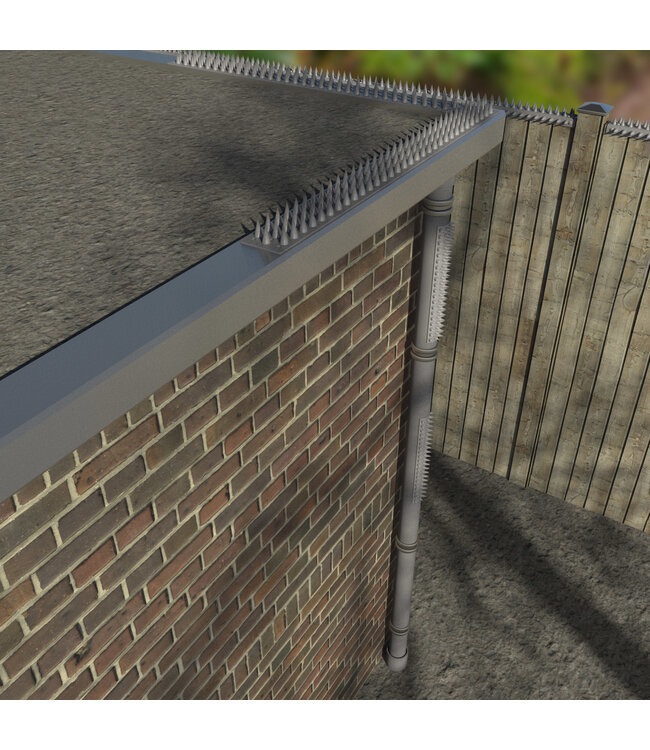 Secu Products SecuMax anti-klimstrip (500 x 45 mm, grijs, 8 stuks)