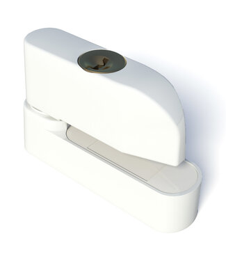 Secu Products SecuMax raamgrendel afsluitbaar (wit, RAL 9010)