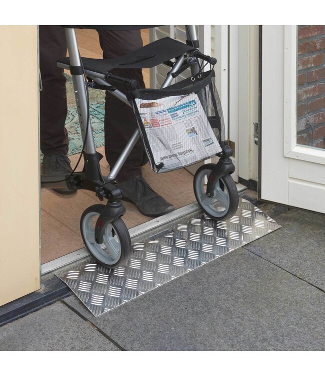 Secu Products SecuCare drempelhulp type 1 (200x780mm, hoogte toepasbaar 0-30mm, aluminium)