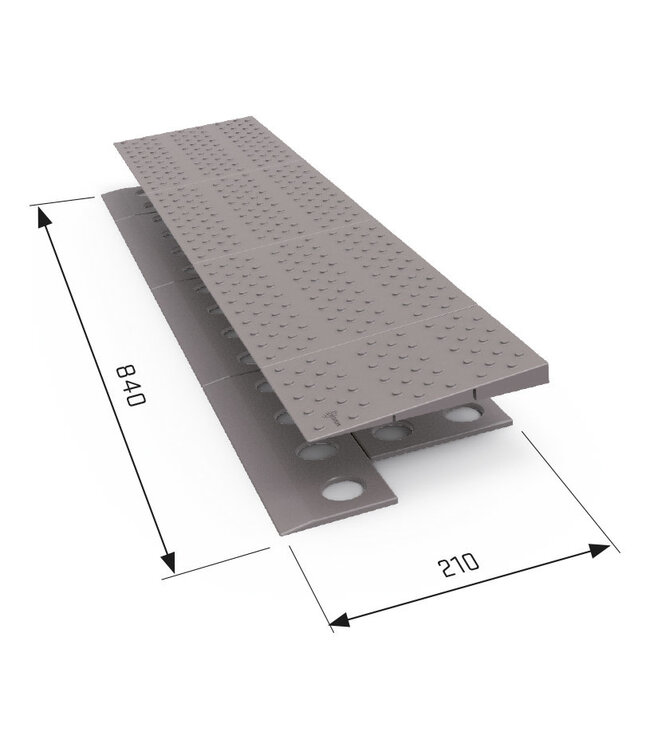 Secu Products SecuCare drempelhulp 1-laags (840x20x210mm)