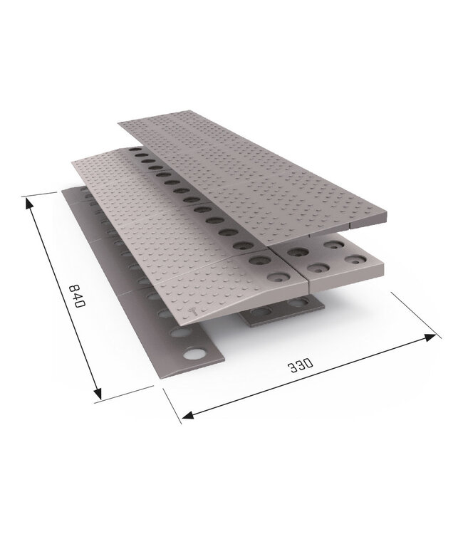 Secu Products SecuCare drempelhulp 2-laags (840x40x330mm)