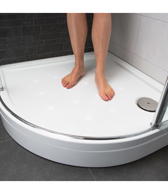 Secu Products SecuCare anti-slip sticker rond (⌀ 35 mm, semi-transparant, 32 stuks)