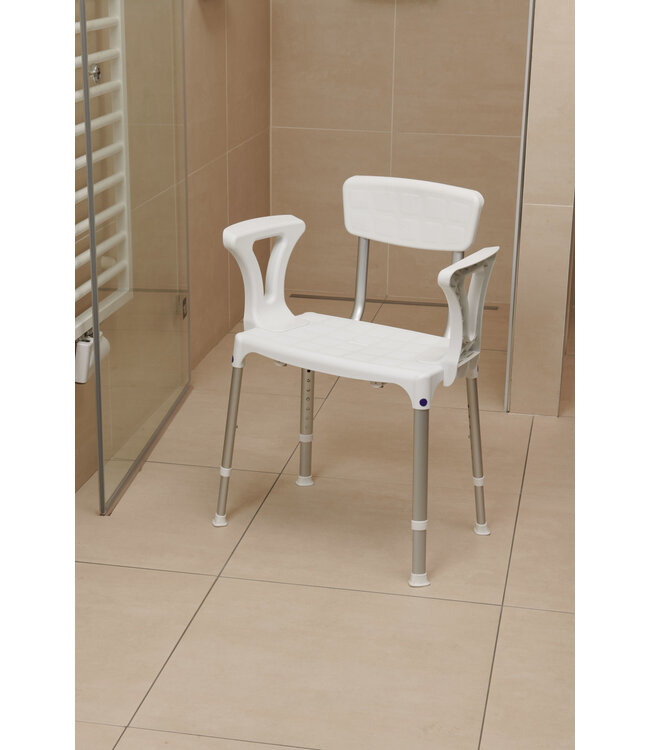 Secu Products SecuCare armleuningen douchestoel Quattro (wit, H190mm)
