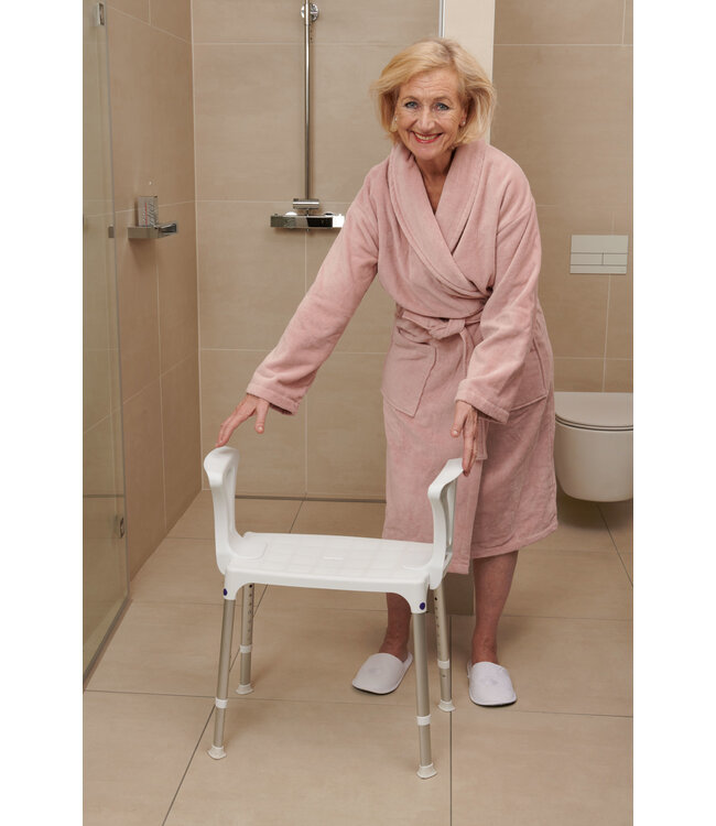 Secu Products SecuCare armleuningen douchestoel Quattro (wit, H190mm)