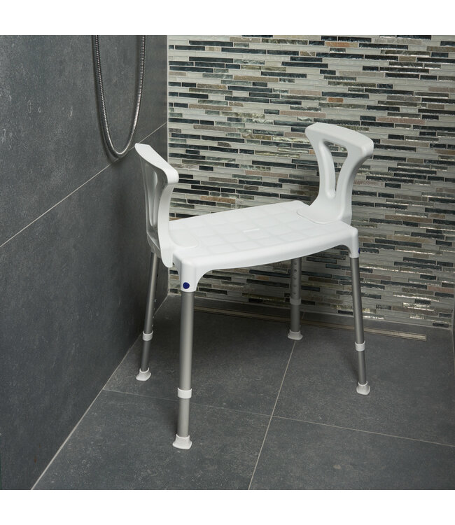 Secu Products SecuCare armleuningen douchestoel Quattro (wit, H190mm)