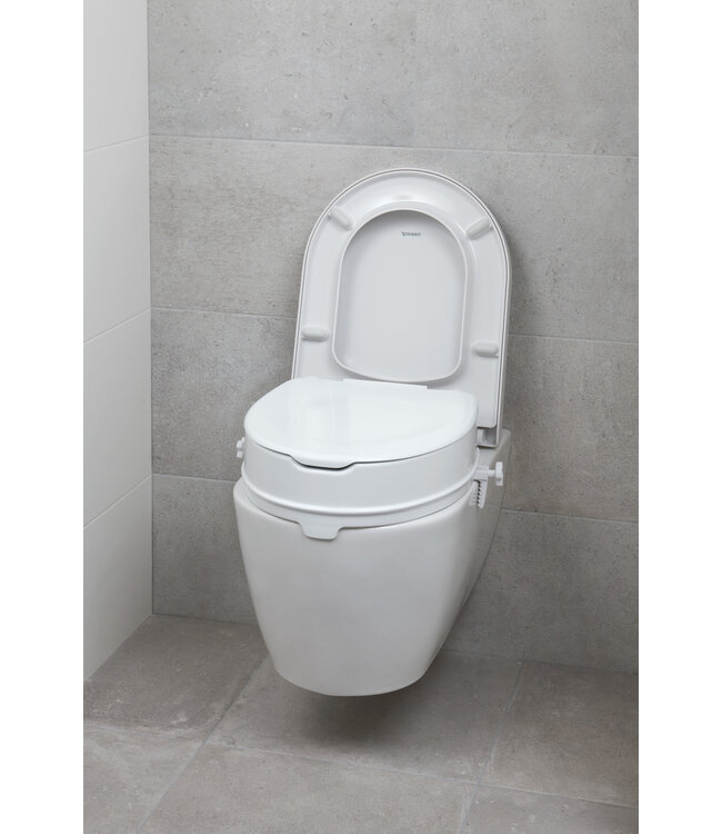 Secu Products SecuCare toiletverhoger met klep (wit, H100mm)