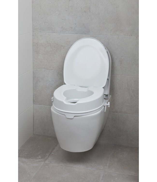Secu Products SecuCare toiletverhoger met klep (wit, H100mm)