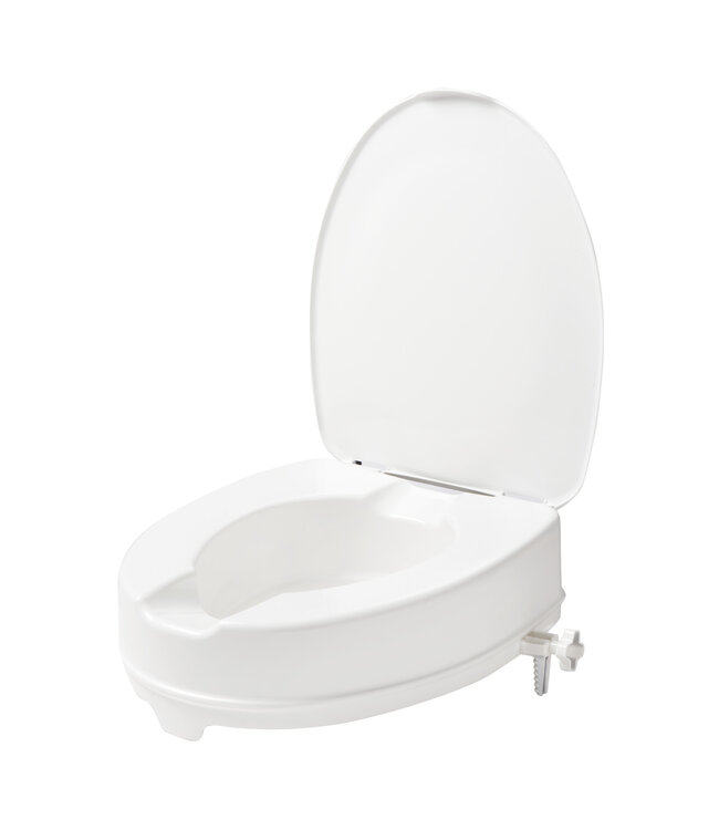 Secu Products SecuCare toiletverhoger met klep (wit, H100mm)