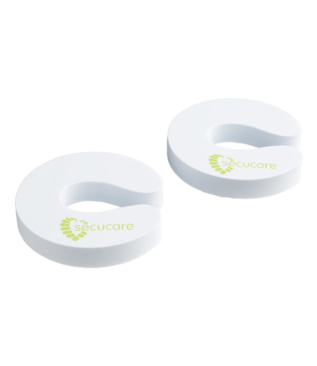 Secu Products SecuCare deurstopper (wit, 2 stuks)