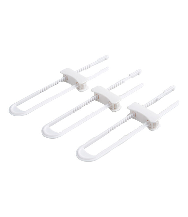 Secu Products SecuCare schuifsluiting (wit, 3 stuks)