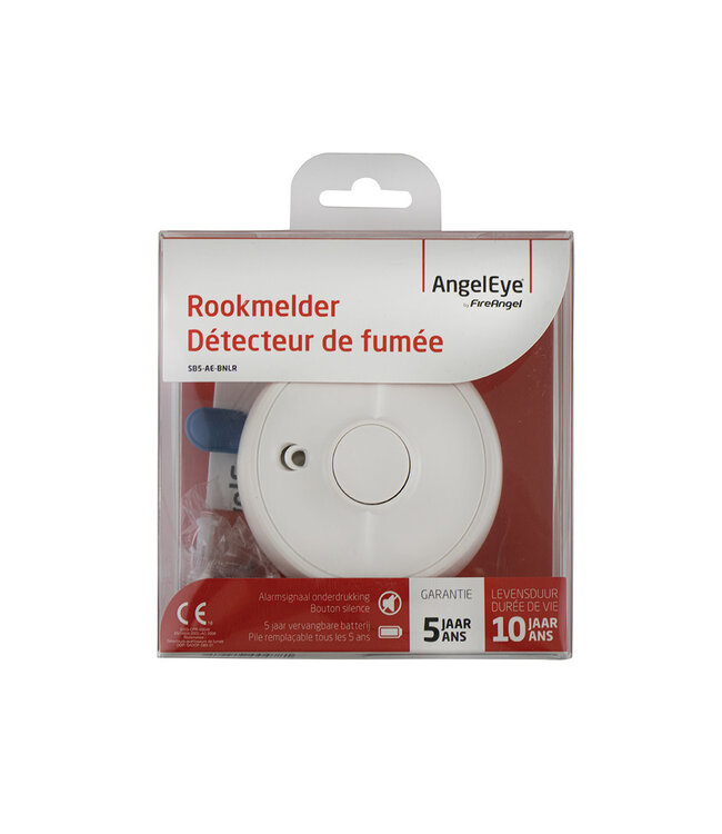 Quality Creations International AngelEye rookmelder SB5-AE-BNLR (9V), 5 jaar garantie