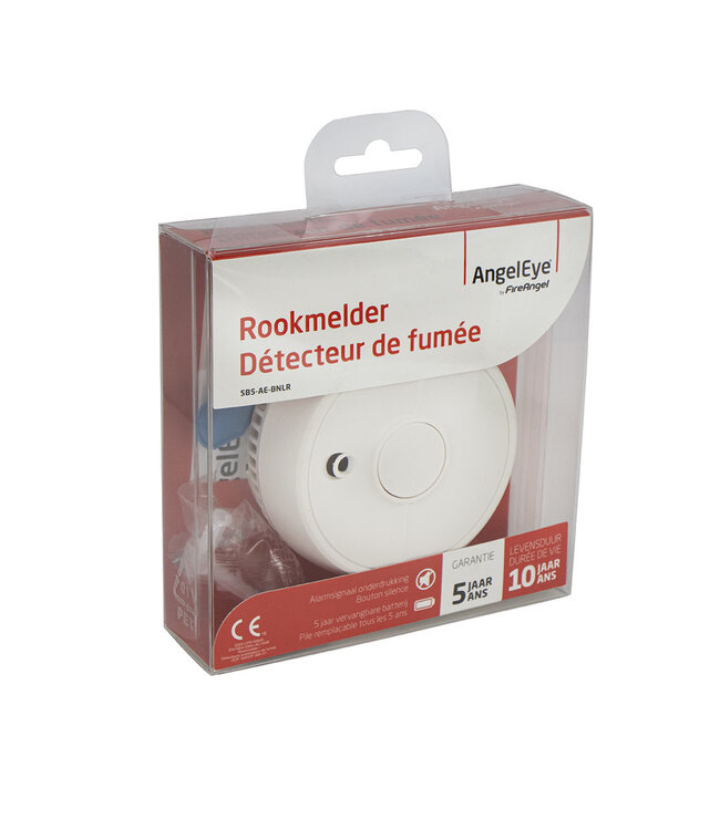 Quality Creations International AngelEye rookmelder SB5-AE-BNLR (9V), 5 jaar garantie