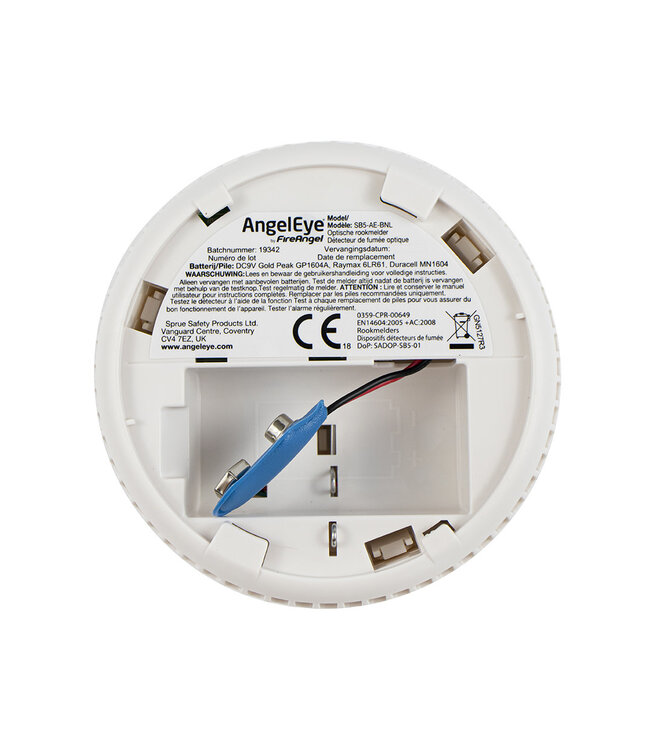 Quality Creations International AngelEye rookmelder SB5-AE-BNLR (9V), 5 jaar garantie