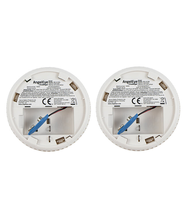 Quality Creations International AngelEye twinpack rookmelders SB5-AE-BNLR (9v), 5 j garantie
