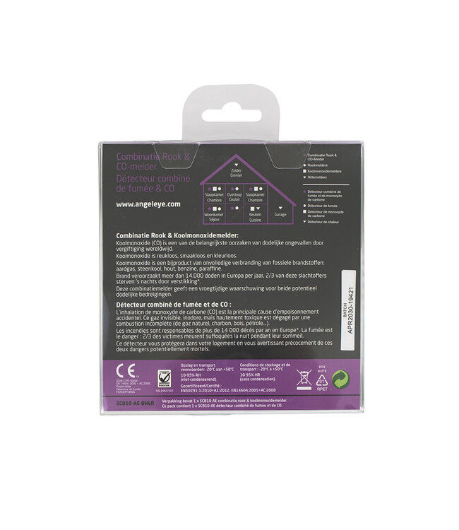 Quality Creations International AngelEye combi rook- en CO-melder