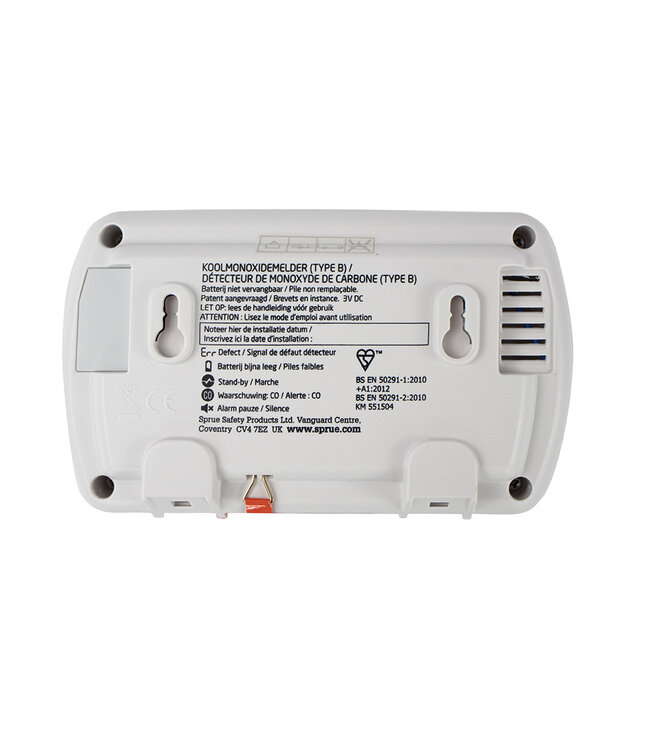 Quality Creations International AngelEye CO melder CO-AE-9D, display en Lithium batt 7 jaar