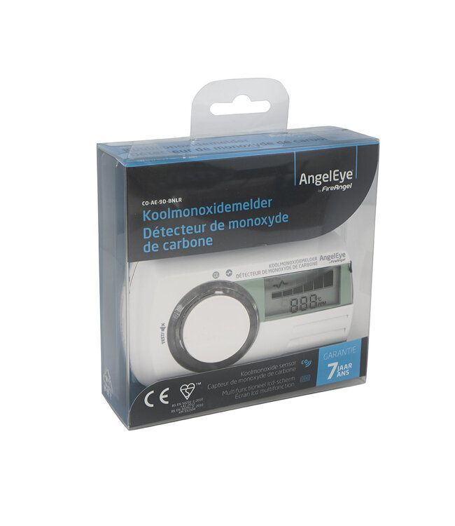 Quality Creations International AngelEye CO melder CO-AE-9D, display en Lithium batt 7 jaar