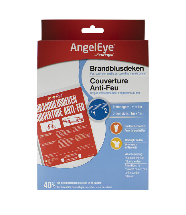 Quality Creations International AngelEye brandblusdeken 1m x 1m FB100-AE-BNLR
