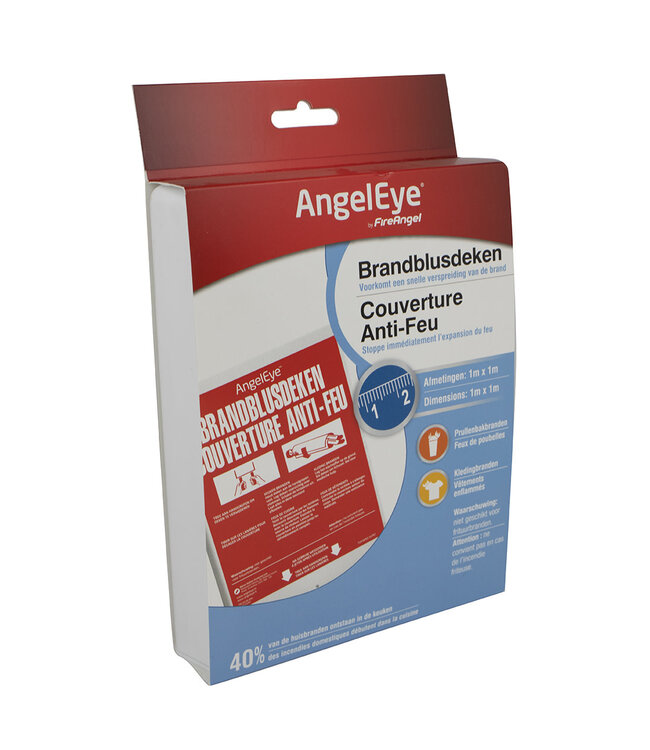 Quality Creations International AngelEye brandblusdeken 1m x 1m FB100-AE-BNLR