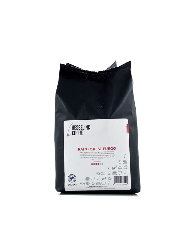 Hesselink Koffie Rainforest Fuego 500 gram bonen