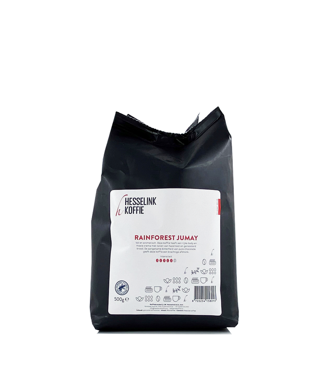 Hesselink Koffie Rainforest Jumay 500 gram bonen