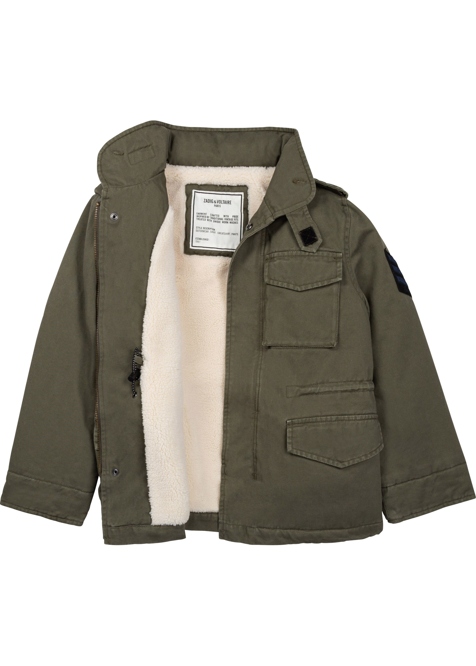 Zadig & Voltaire ZADIG&VOLTAIRE Parka khaki - X16071