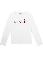 Lanvin LANVIN Tshirt logo long sleeves offwhite