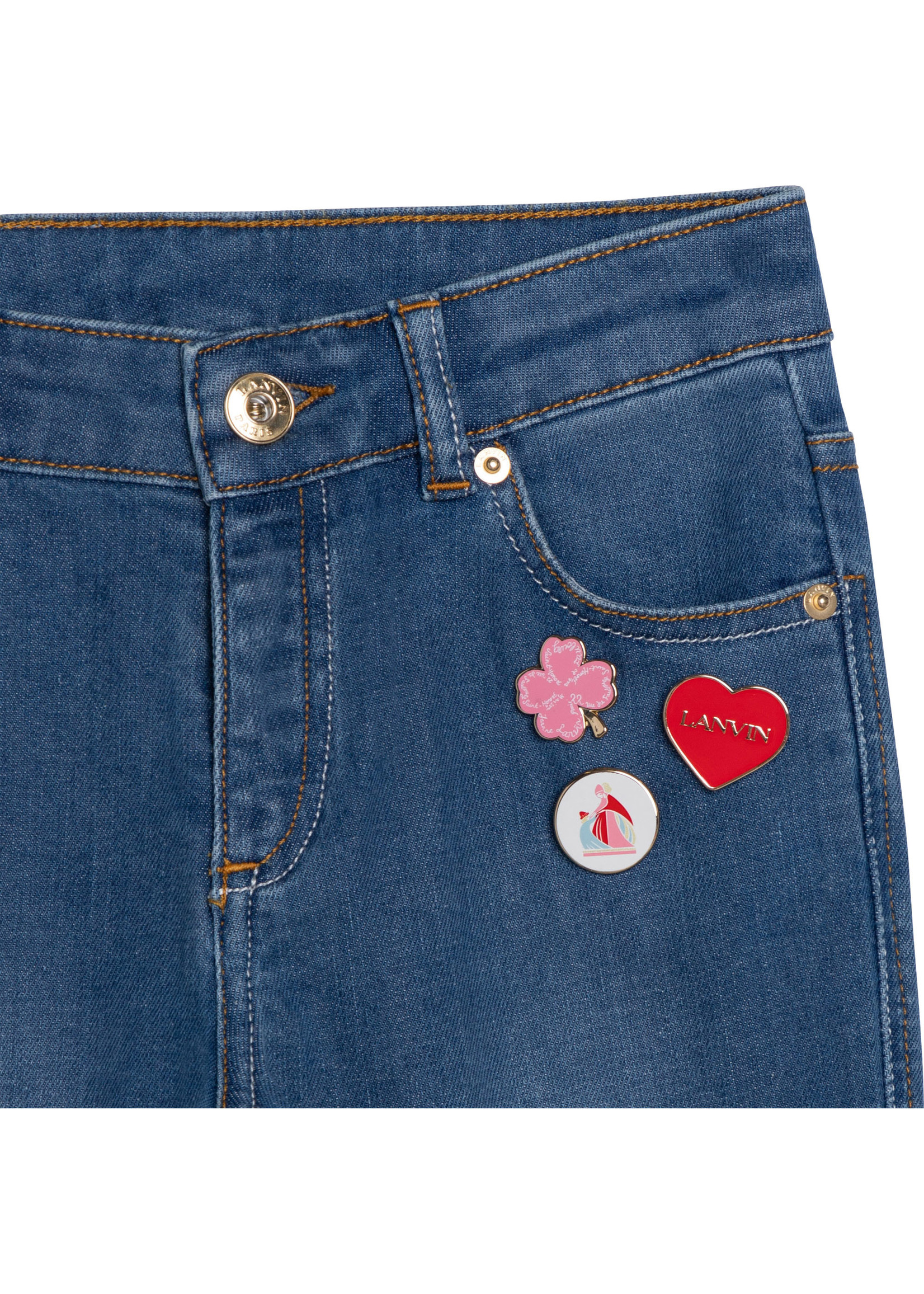 Lanvin LANVIN jeans patches - N14021