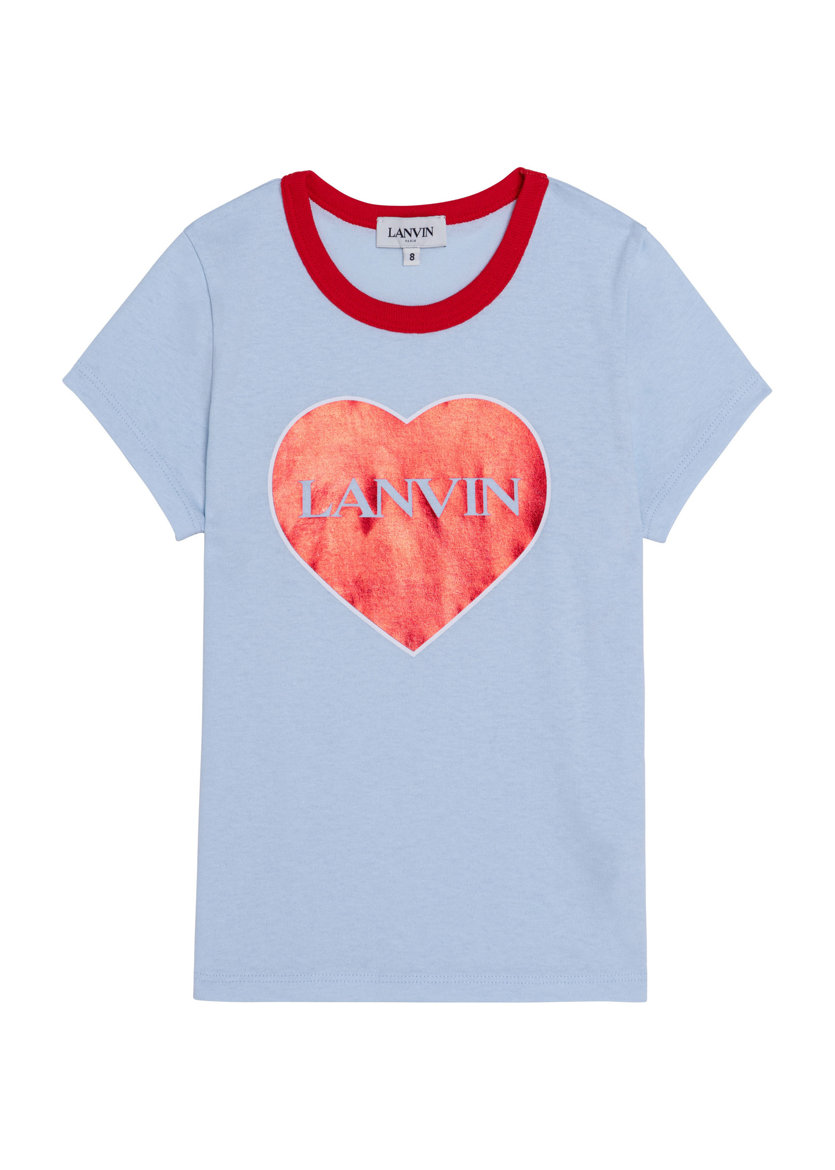 Lanvin LANVIN Tshirt ocean blue red heart - N15034