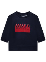 BOSS BOSS baby sweater navyblue/red logo